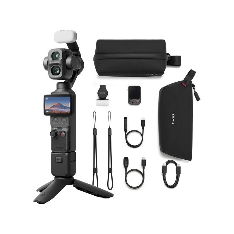 Cámara DJI Osmo Pocket 4P Vlog Combo Único