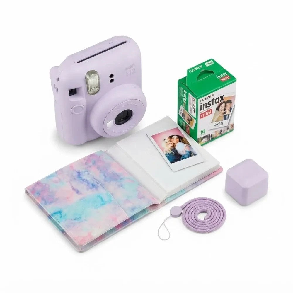 Cámara Instantánea Fujifilm Instax Mini 12 Holiday Bundle Lilac Purple