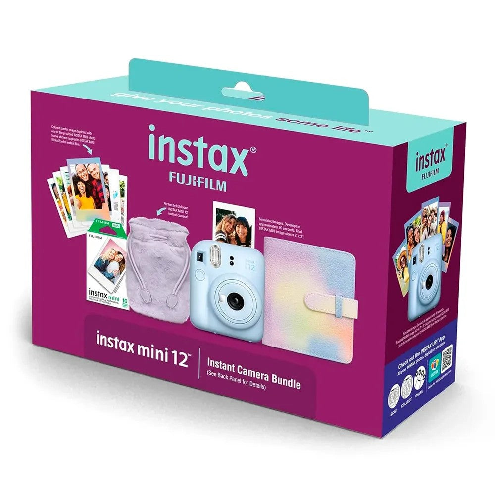 Cámara Instantánea Fujifilm Instax Mini 12 Holiday Bundle Pastel Blue