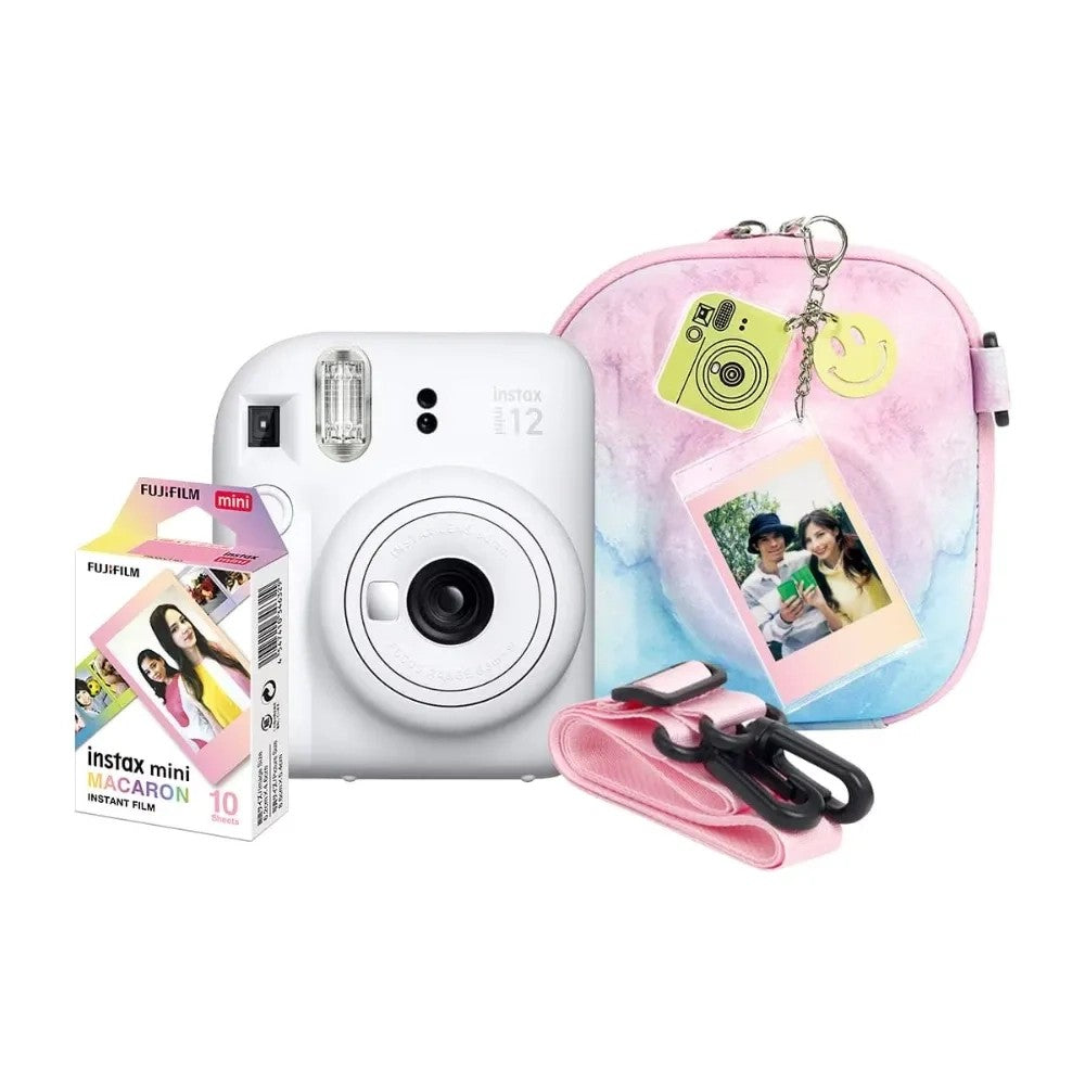 Cámara Instantánea Fujifilm Instax Mini 12 Kit White