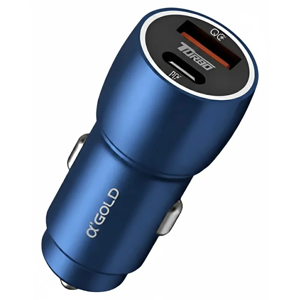 Cargador A'Gold Pro CJ13-4 Turbo USB-A/USB-C 60W - Blue