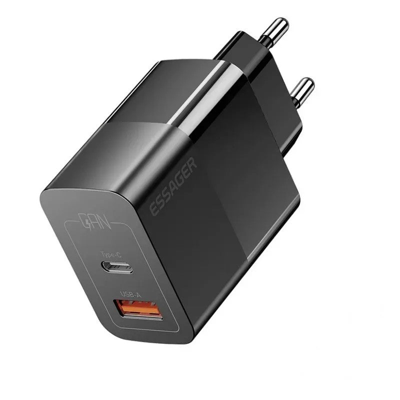 Cargador Essager ECT2CA-MQB01-Z 3 Puertos 140W Black