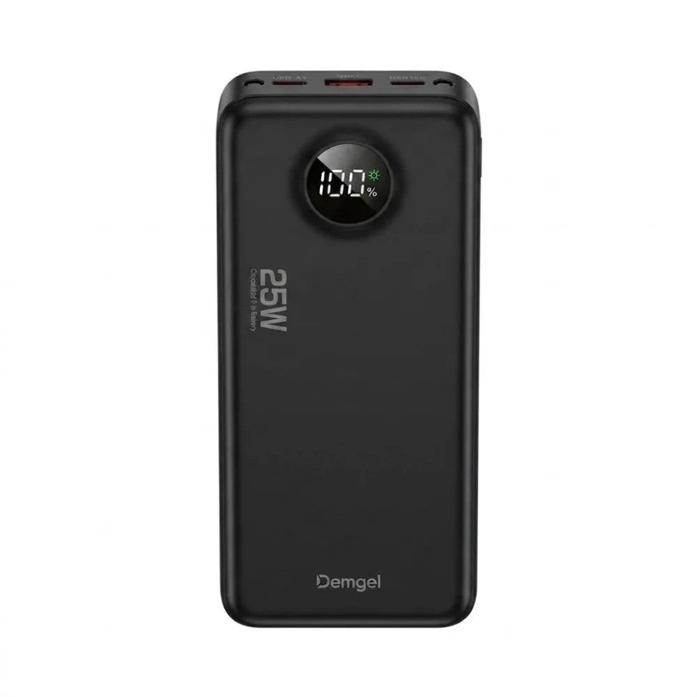 Cargador Portátil Demgel D-E2032 25000mAh 25W Negro