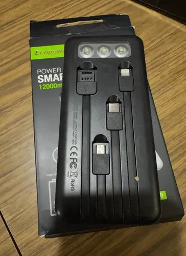 Cargador Portátil Ecopower EP-C879 12000mAh Negro