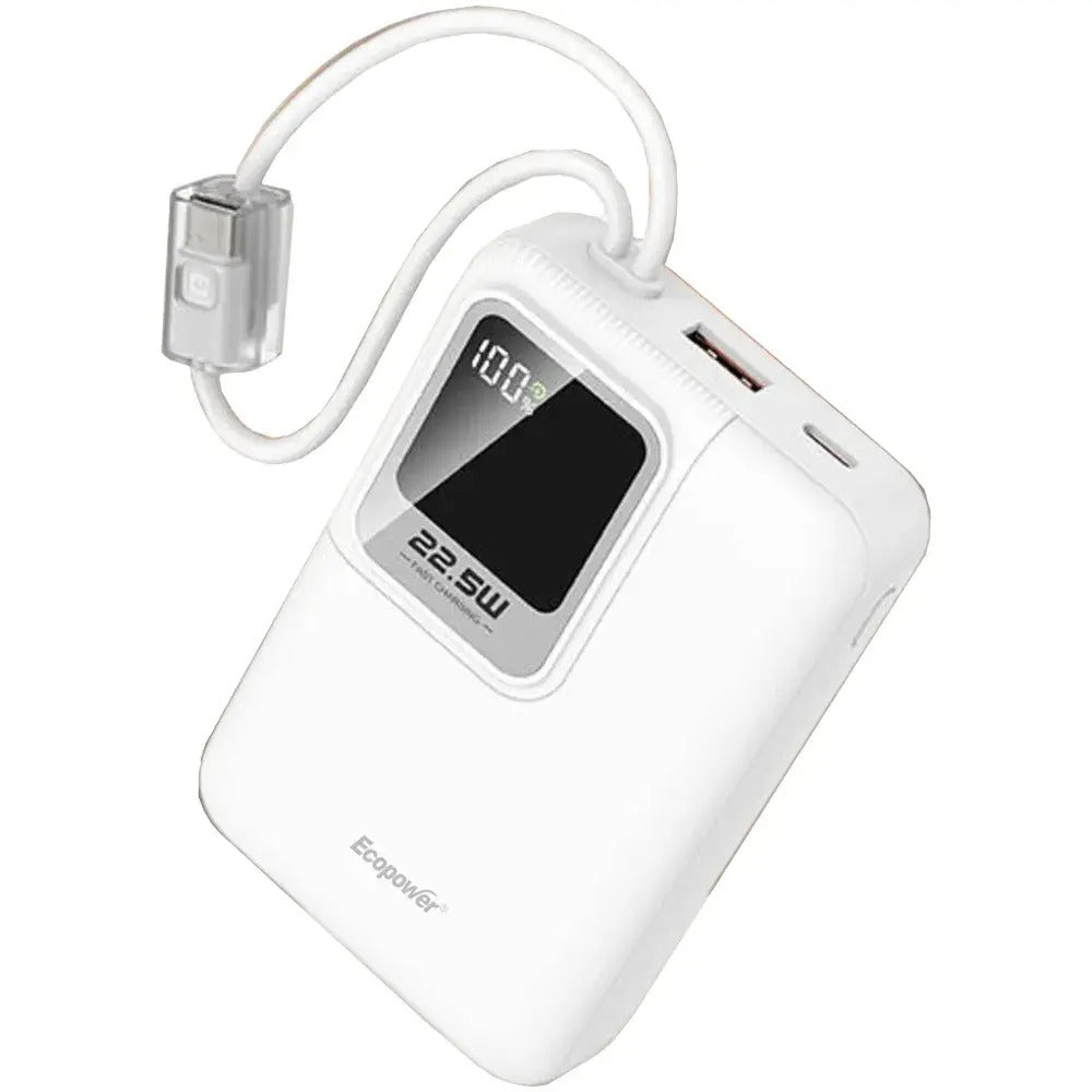 Cargador Portatil Ecopower EP-C883 12000MAH Blanco