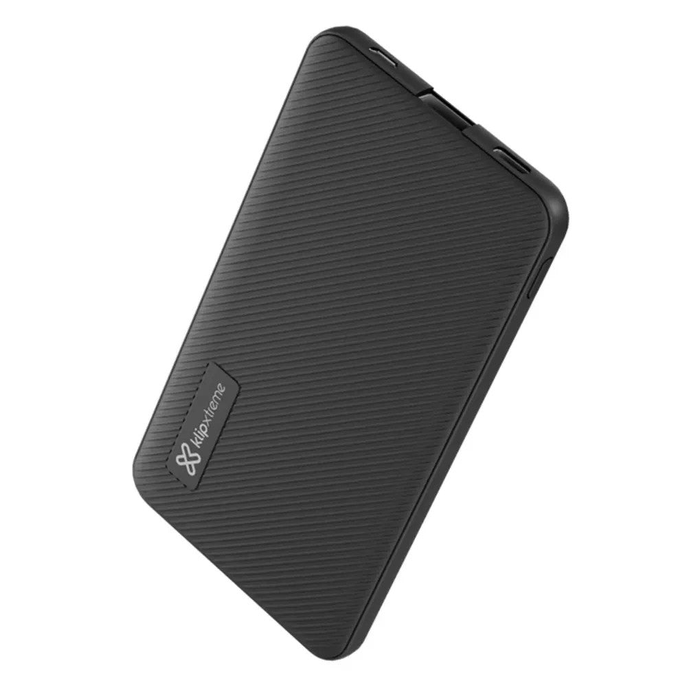 Cargador Portátil Klip Xtreme KPB-250 5000mAh 12W USB-C/USB-A Black