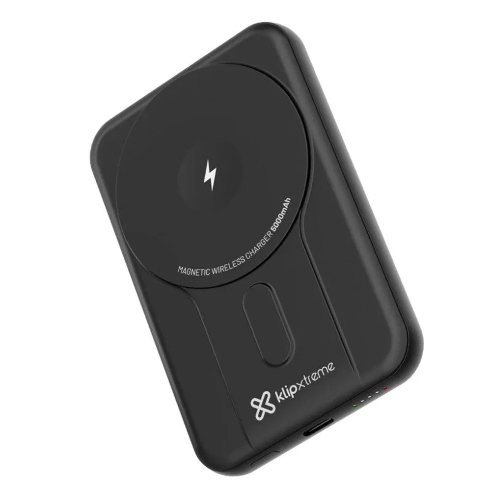 Cargador Portátil Klip Xtreme KPB-350 5000mAh Magnético Wireless Black
