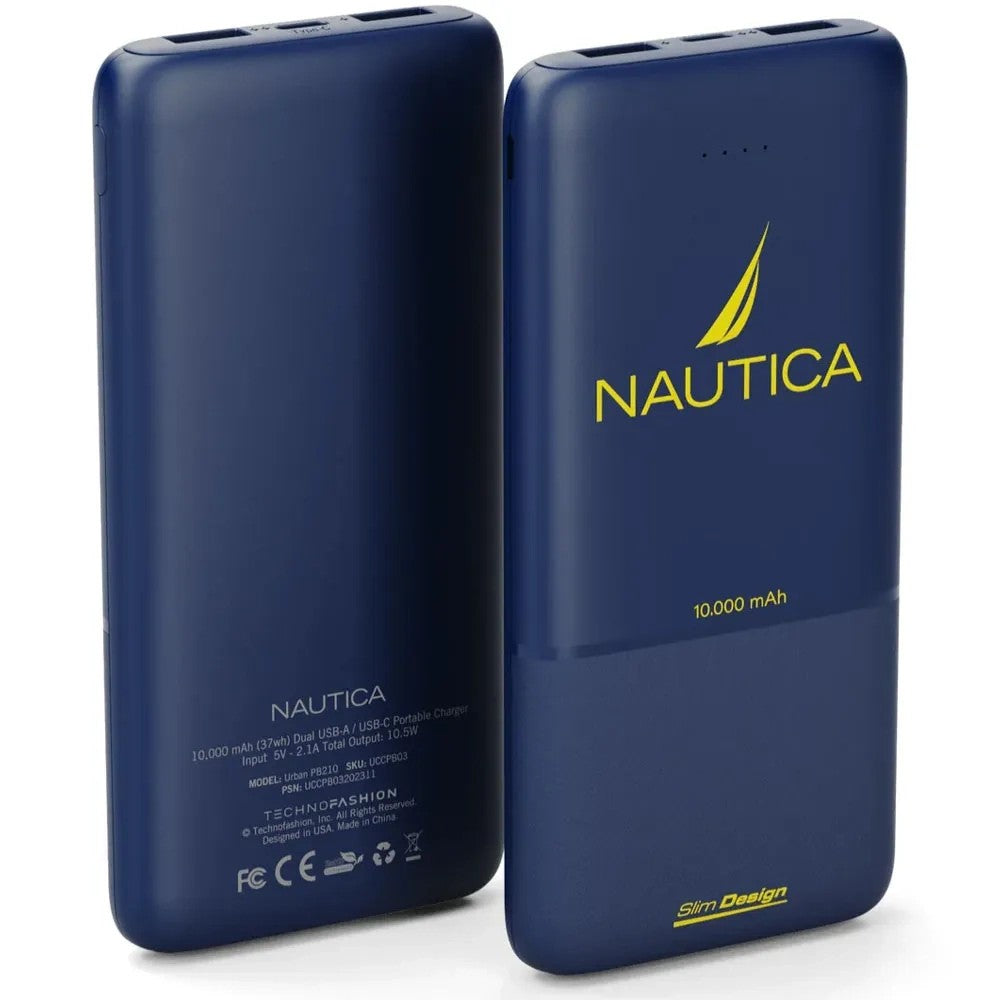 Cargador Portátil Nautica Urban PB210 10000mAh Navy