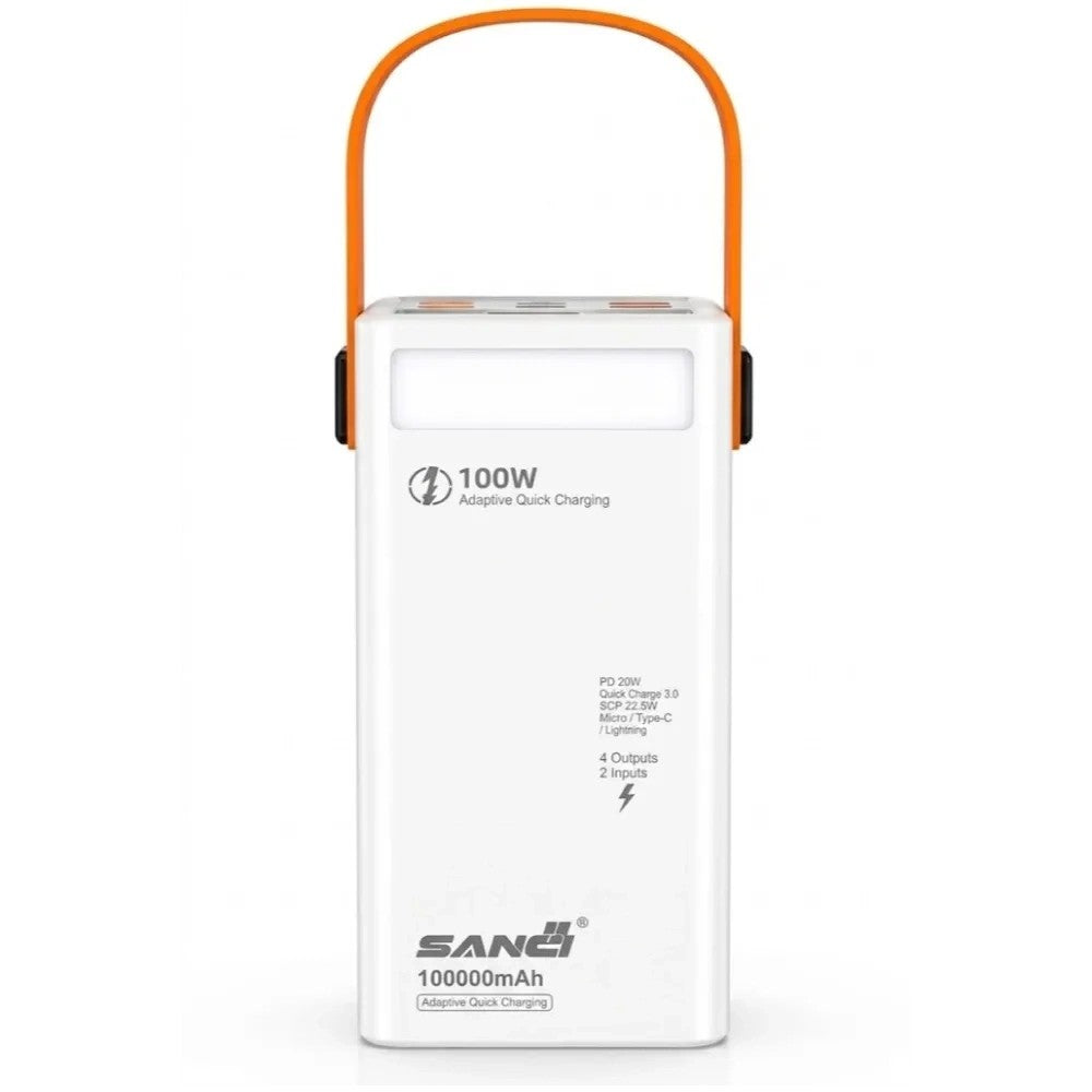 Cargador Portátil Sanci SC-DY4707 100000mAh 100W Blanco