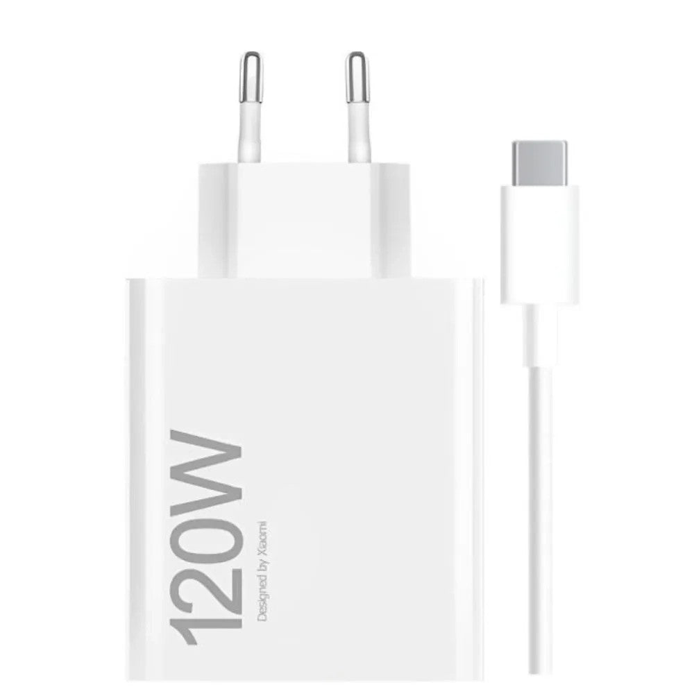 Cargador Xiaomi HyperCharge 120W USB-A/USB-C MDY-14-EE Blanco
