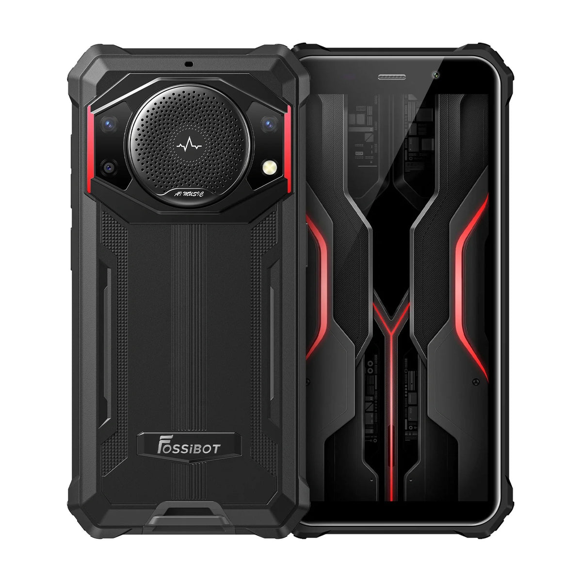 Celular Fossibot F101P 5.45" DS LTE 4/64GB Red