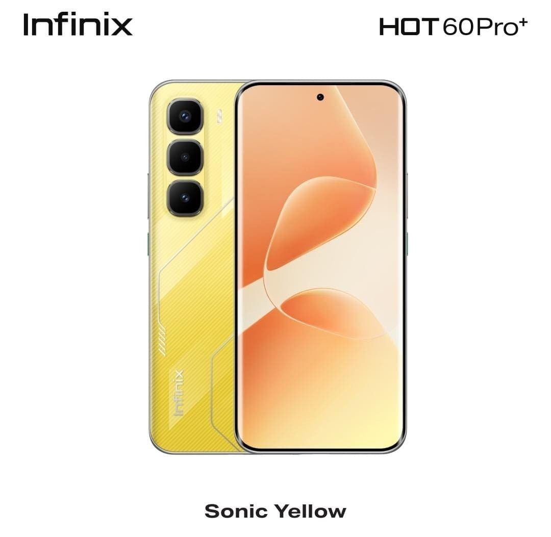 Celular Infinix Hot 60 Pro+ X6886 6.78" DS LTE 8/256GB Sonic Yellow