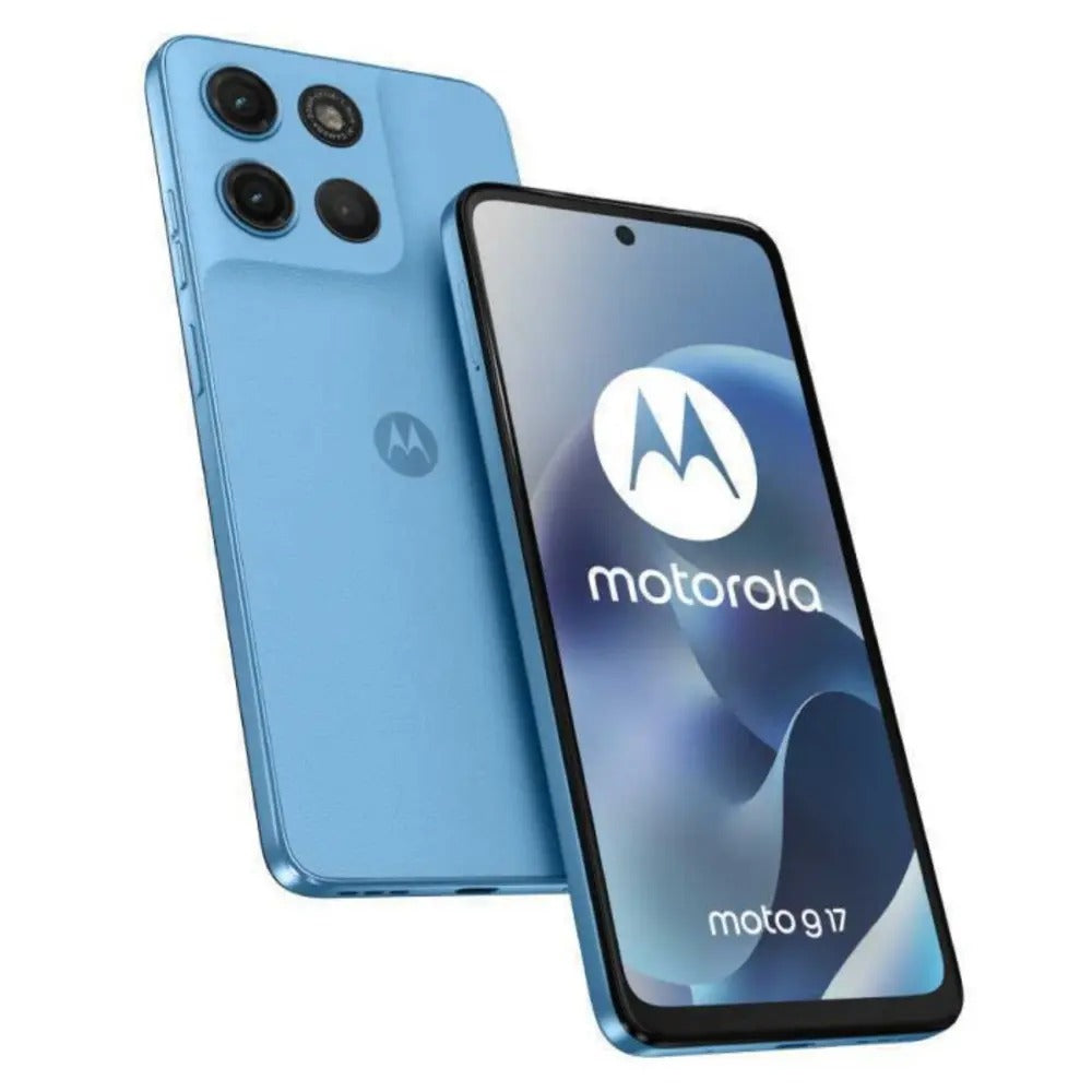 Celular Motorola G17 XT2623-1 6.72" DS LTE NFC 4/128GB (Alaskan Blue, Bordeaux Rosa, Evening Blue)