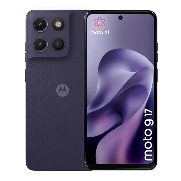 Celular Motorola G17 XT2623-1 6.72" DS LTE NFC 4/128GB (Alaskan Blue, Bordeaux Rosa, Evening Blue)