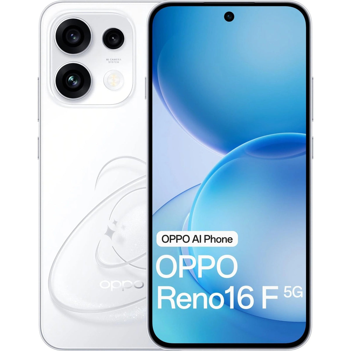 Celular Oppo Reno 16F CPH2859 6.57" DS 5G NFC 8/256GB Pop White