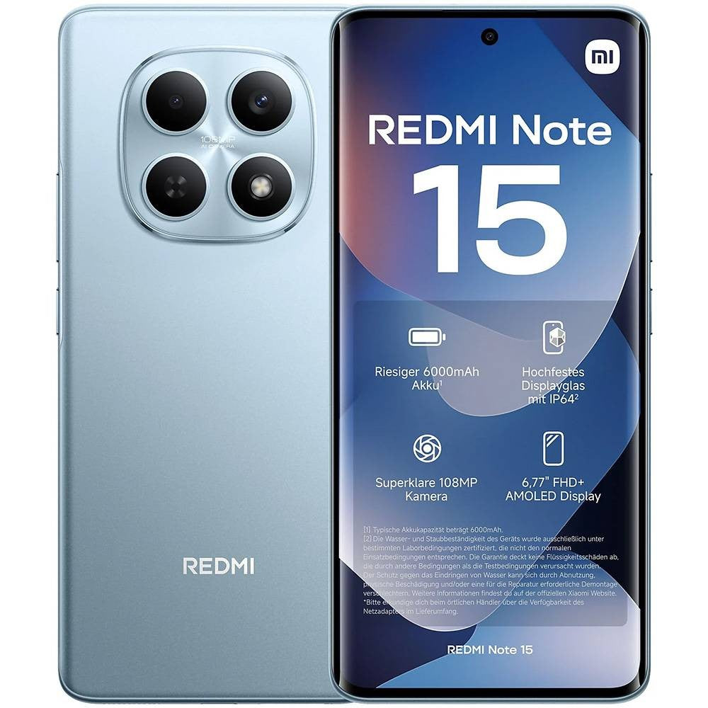 Celular Xiaomi Redmi Note 15 6.77" DS LTE 6/128GB Blue