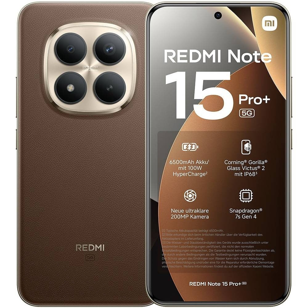 Celular Xiaomi Redmi Note 15 Pro+ 5G 6.83" DS 12/512GB Brown