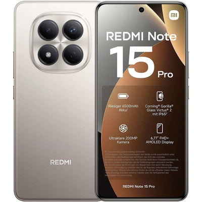 Celular Xiaomi Redmi Note 15 Pro 6.77" DS LTE 8/256GB Titanium