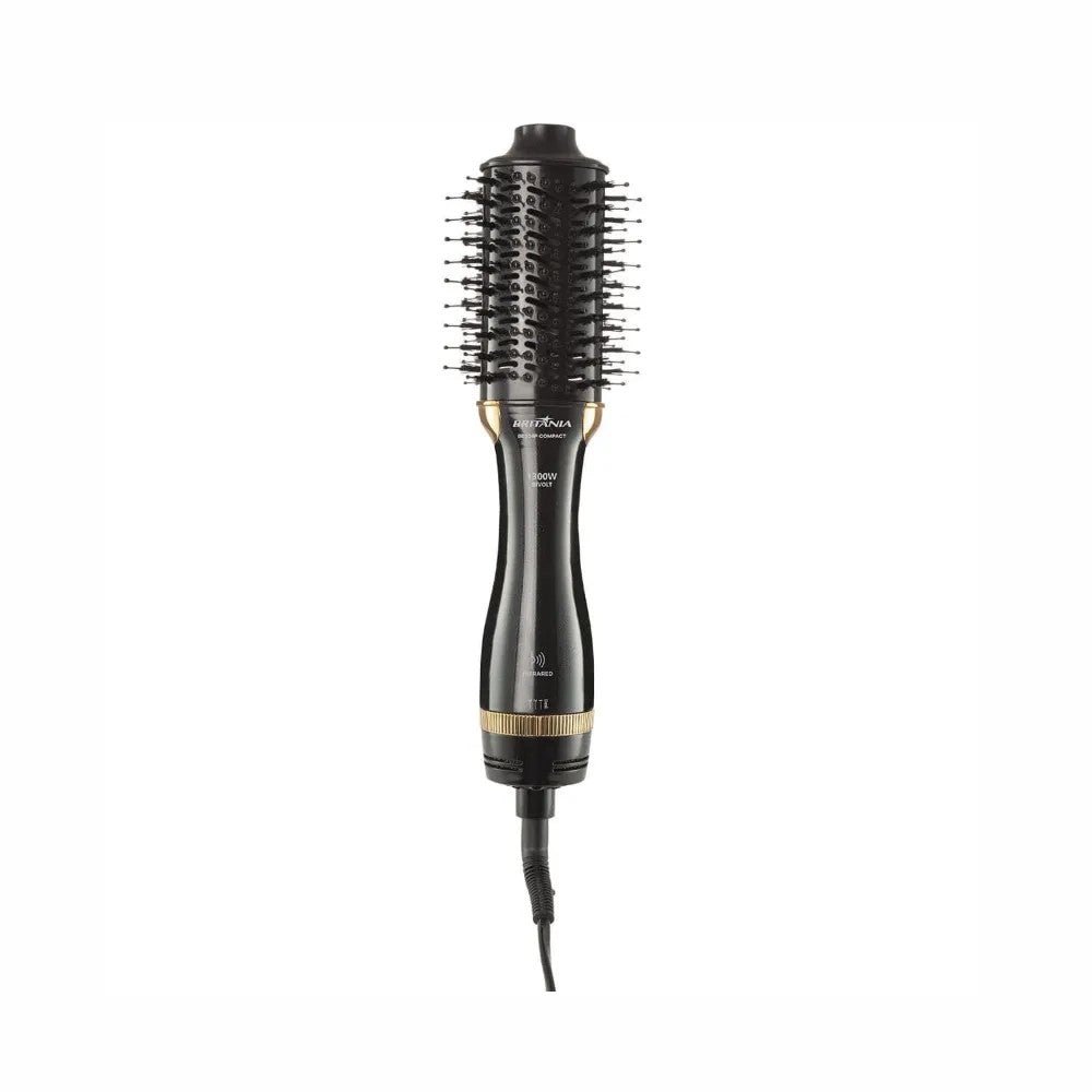 Cepillo Secador Britania BES24P 1300W Bivolt Negro/Dorado