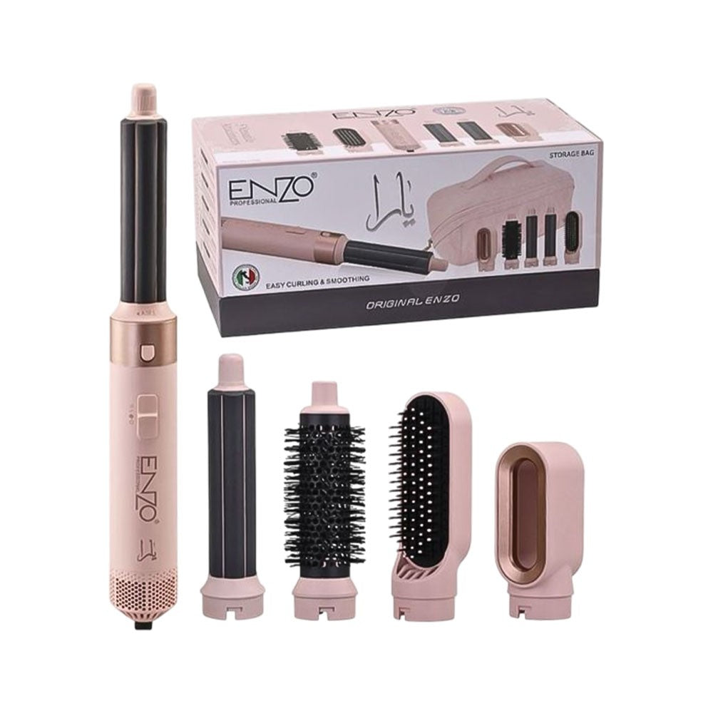 Cepillo Secador Enzo EN-6602-2 6 en 1 220V Único