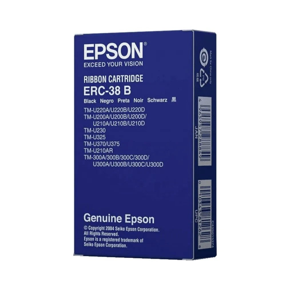Cinta Epson ERC-38B Negro para TM-U220/TM-U300 Único