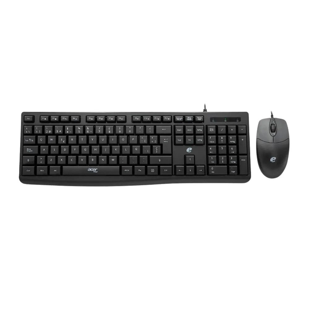 Combo Teclado y Mouse Acer EAK040 Español Black