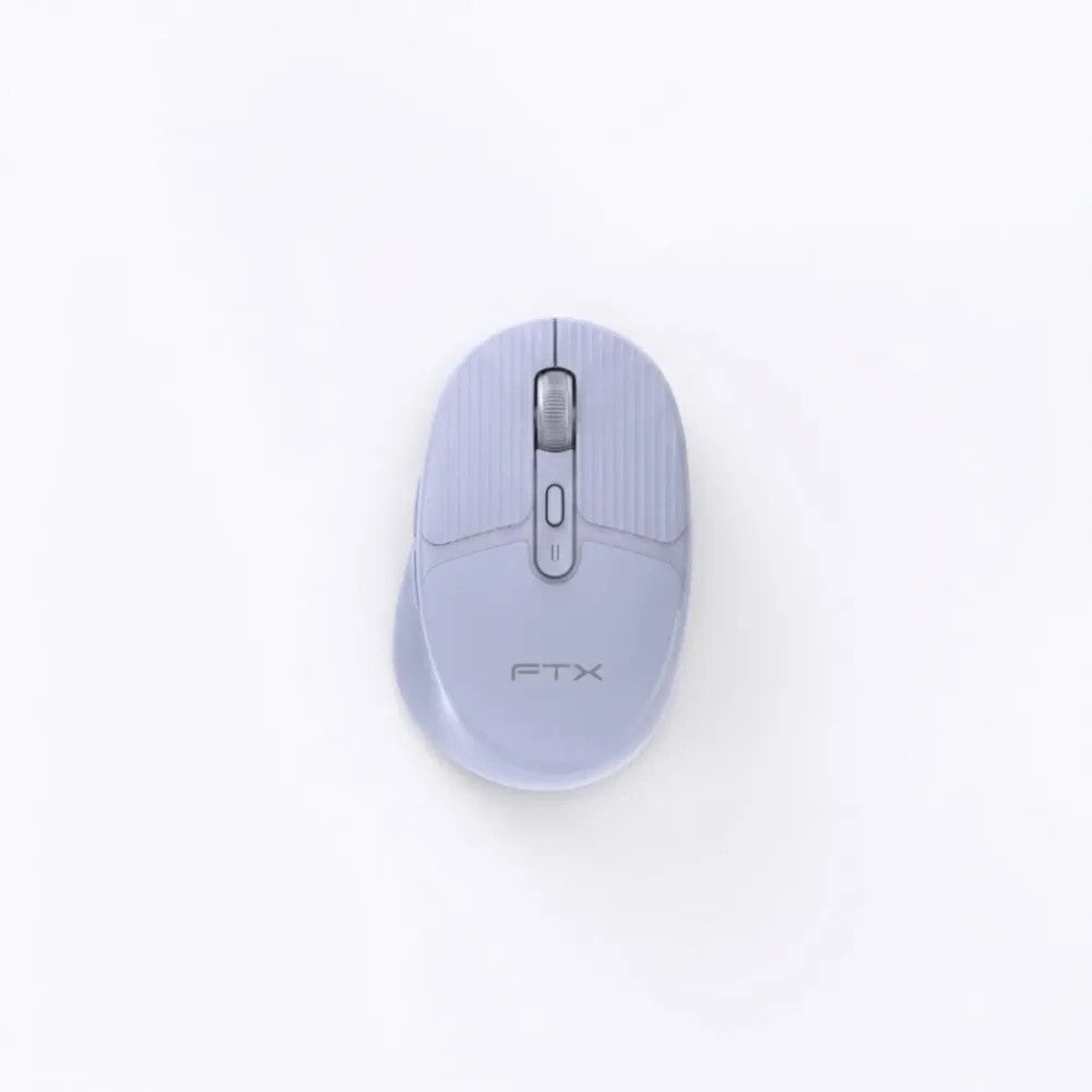 Combo Teclado y Mouse Inalámbrico FTX FTXGK02 Portugués Lila