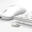Combo Teclado y Mouse Inalámbrico Satechi Slim CEX1 Inglés Silver