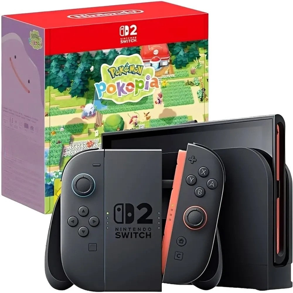 Consola Nintendo Switch 2 256GB Pokémon Pokopia Bundle Digital Gray