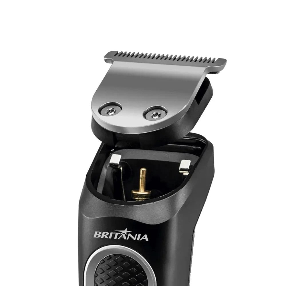 Cortadora de Pelo Britania BAP21P Multigroom 7 en 1 Recargable Bivolt Negro