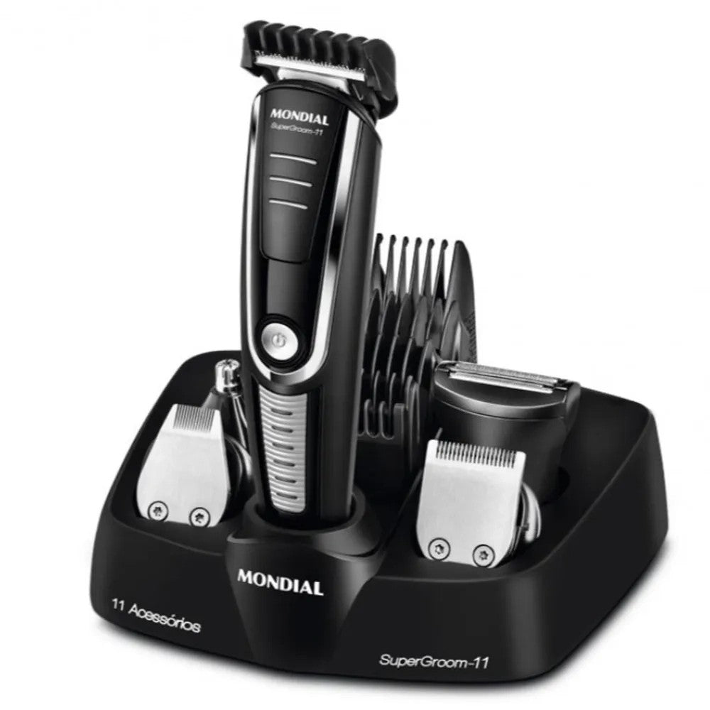 Cortadora de Pelo Mondial BG-05 Super Groom 11 en 1 Recargable Único