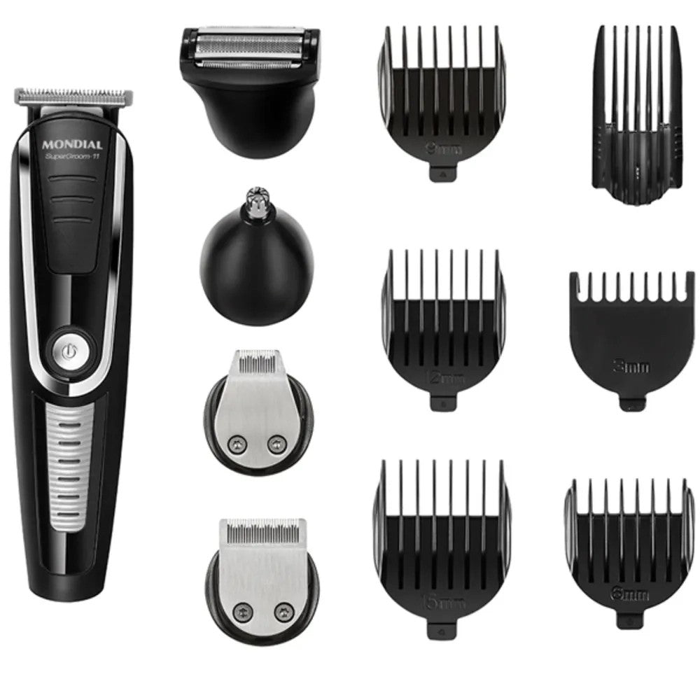 Cortadora de Pelo Mondial BG-05 Super Groom 11 en 1 Recargable Único