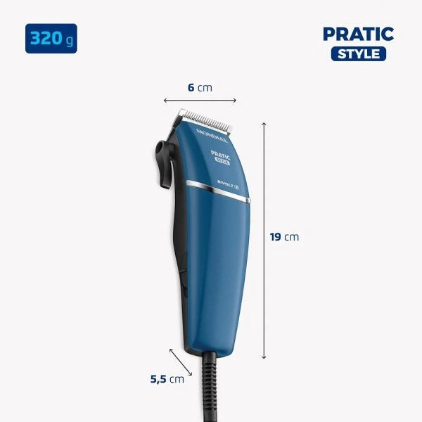Cortadora de Pelo Mondial CR-10-BI Pratic Style Bivolt Único