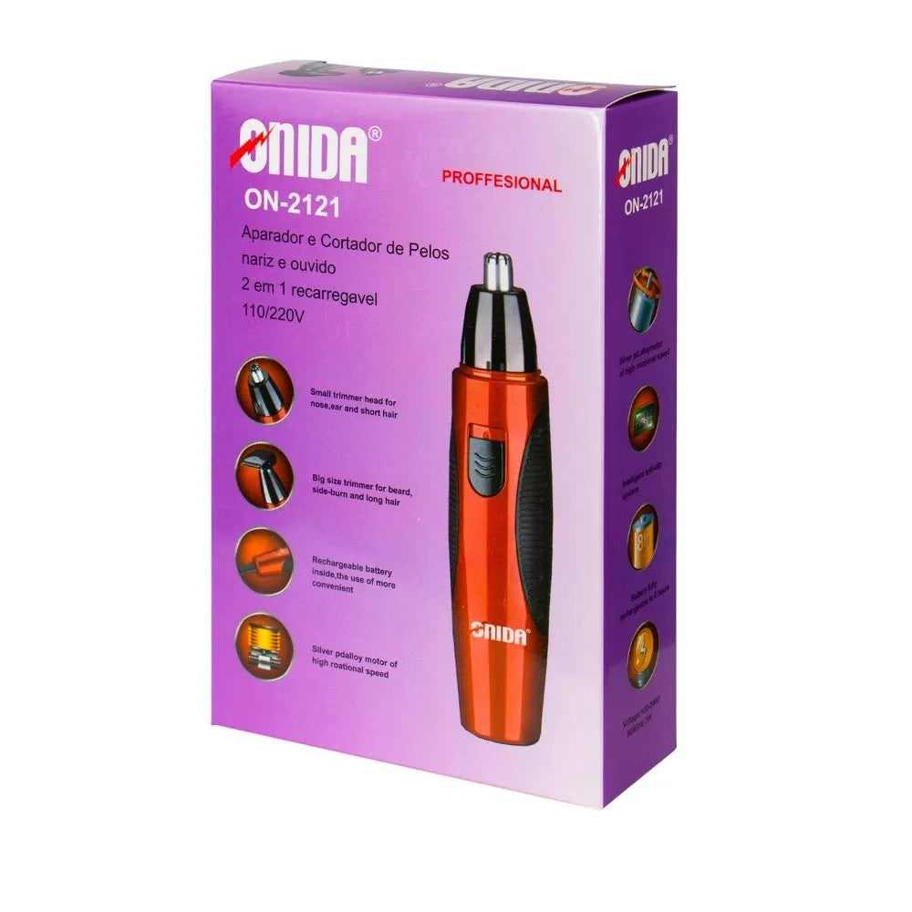 Cortadora de Pelo Nasal Onida ON-2121 Negro/Rojo