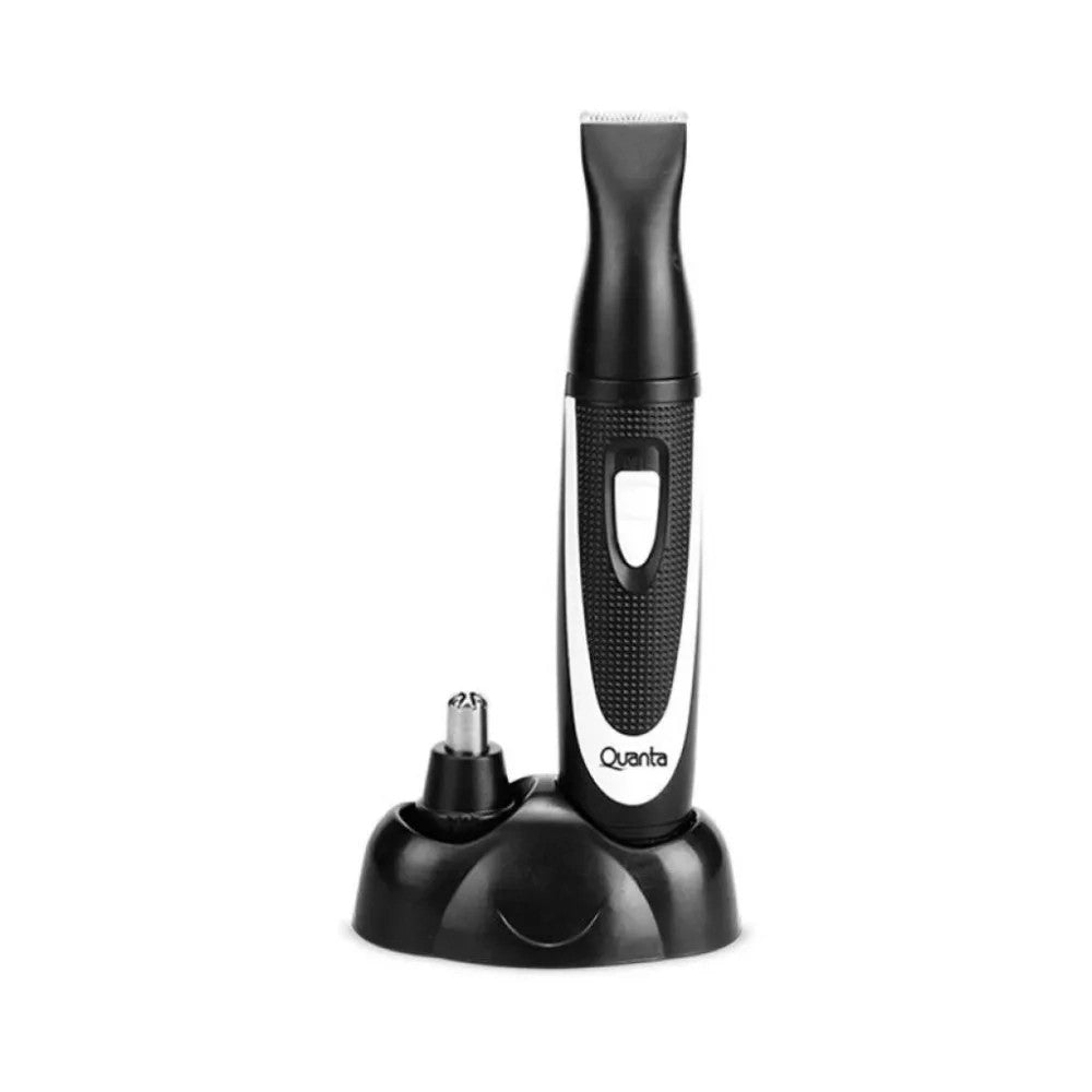 Cortadora de Pelo Nasal Quanta QTCET21 2 en 1 a Pila AA Negro