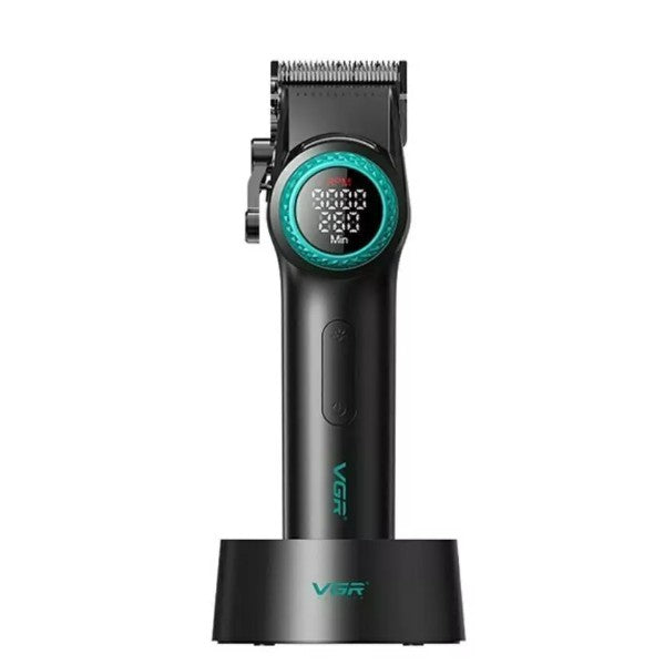 Cortadora de Pelo VGR V-001 LED USB Recargable Negro
