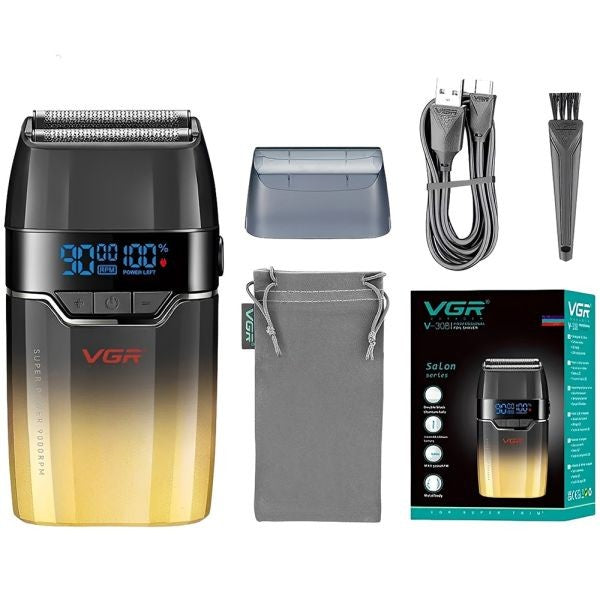 Cortadora de Pelo VGR V-308 USB Recargable Gold