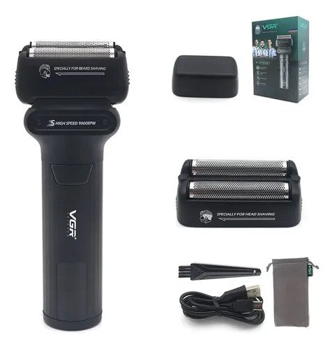 Cortadora de Pelo VGR V-368 USB Recargable Black