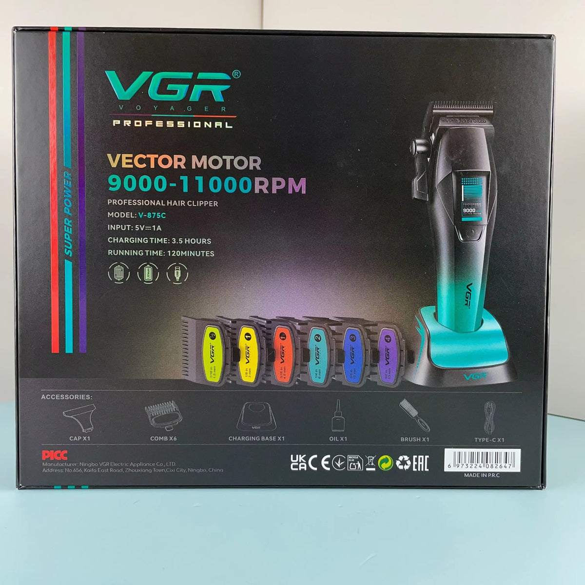 Cortadora de Pelo VGR V-875C Clipper Único