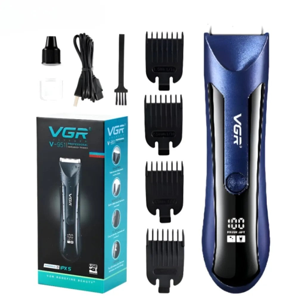 Cortadora de Pelo VGR V-951 USB Recargable Blue