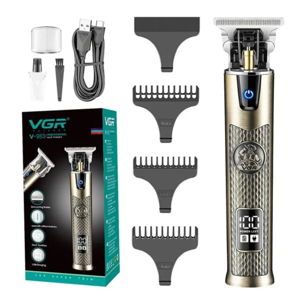 Cortadora de Pelo VGR V-983 USB Recargable Gold