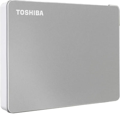 Disco Duro Externo Toshiba Canvio Flex 4TB USB-C/USB-A Silver