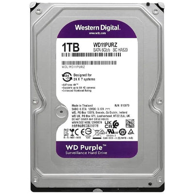 Disco Duro WD Purple 1TB 3.5" SATA Único
