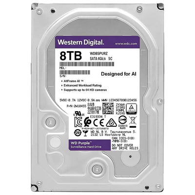 Disco Duro WD Purple 8TB 3.5" SATA Único