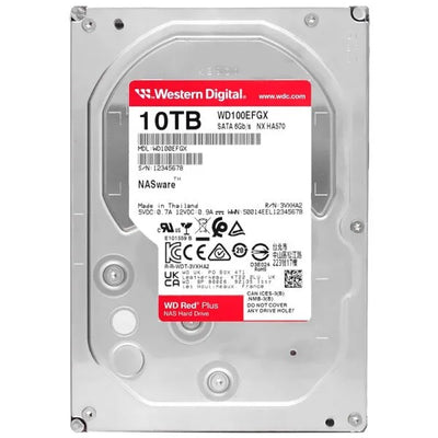 Disco Duro WD Red Plus NAS 10TB 3.5" SATA 7200RPM Único