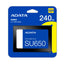 Disco SSD ADATA SU650 240GB 2.5" SATA Único