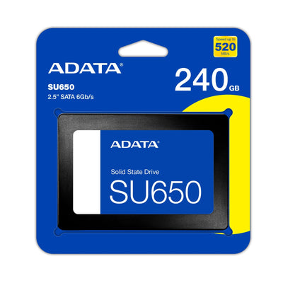 Disco SSD ADATA SU650 240GB 2.5" SATA Único