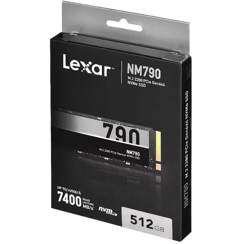 Disco SSD Lexar NM790 512GB M.2 NVMe Gen4 Único