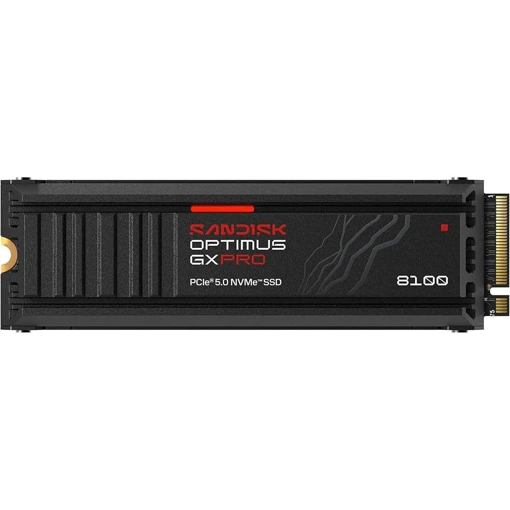 Disco SSD SanDisk Optimus GX Pro 8100 2TB M.2 NVMe con Disipador Único