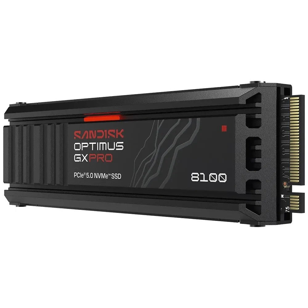 Disco SSD SanDisk Optimus GX Pro 8100 2TB M.2 NVMe con Disipador Único